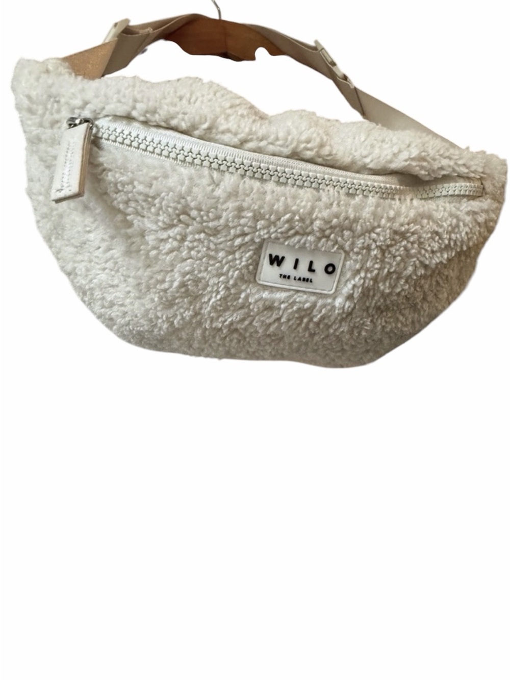 WILO The Label Cream Sherpa belt bag or Crossbody
Bag one size NWOT